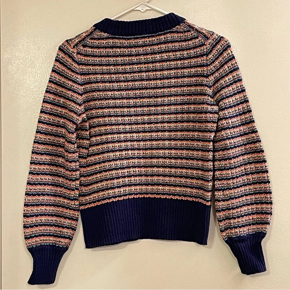 MADEWELL Striped Tensley Pullover Sweater in Cotton Merino Yarn - Picture 5 of 8